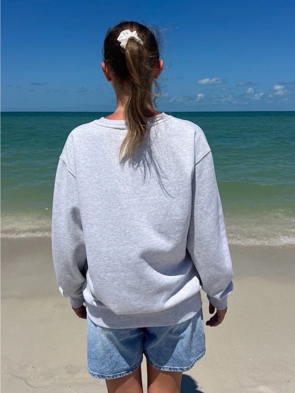 Brandy Melville Light Lavender Oversized Erika Sweatshirt